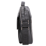 Borsa a tracolla uomo 100% pelle PU PCL3104-BLACK Northampton Polo Club
