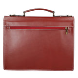 Ivo 7003-ROSSO Borsa da lavoro unisex in vera pelle Gave Lux