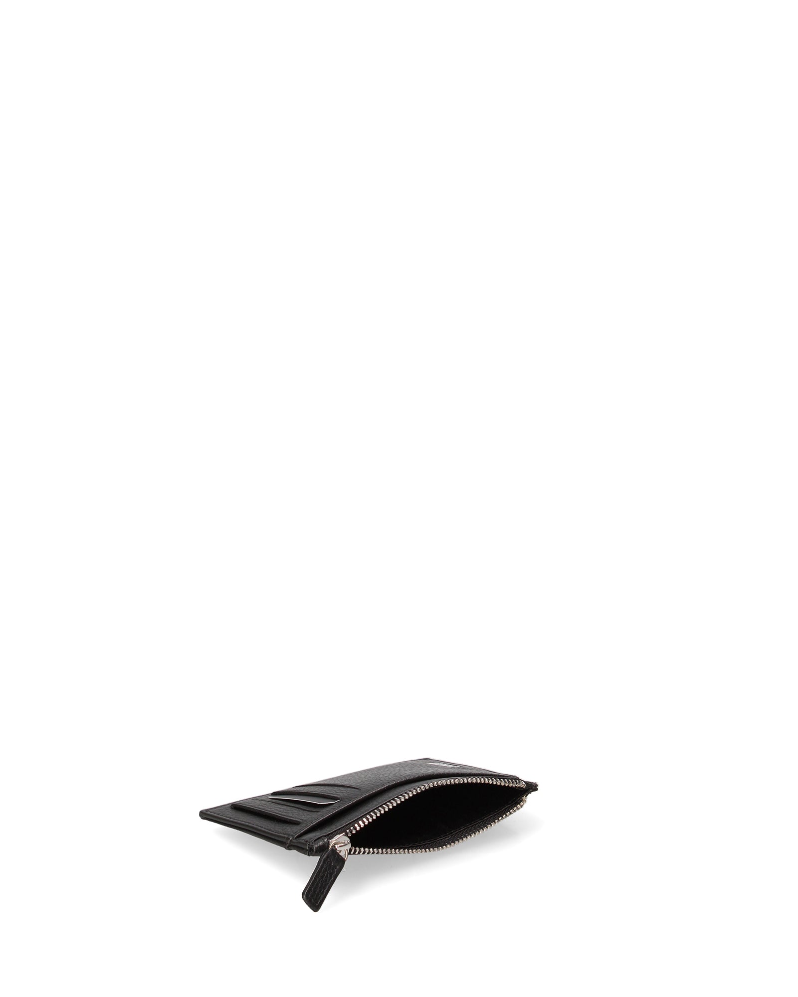 Portacarte da uomo in vera pelle Con Zip JR-W10-BLACK John Richmond