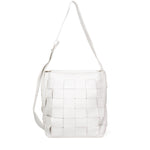 Borsa a spalla da donna 100% Pvc CM6408-WHITE David Jones