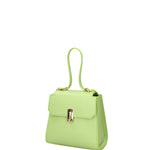 Borsa a mano da donna 100% pelle 07204-L260 PISTACCHIO Viola Castellani