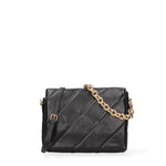 Borsa a spalla da donna Ecopelle DC3122-2-BLACK Diana&co