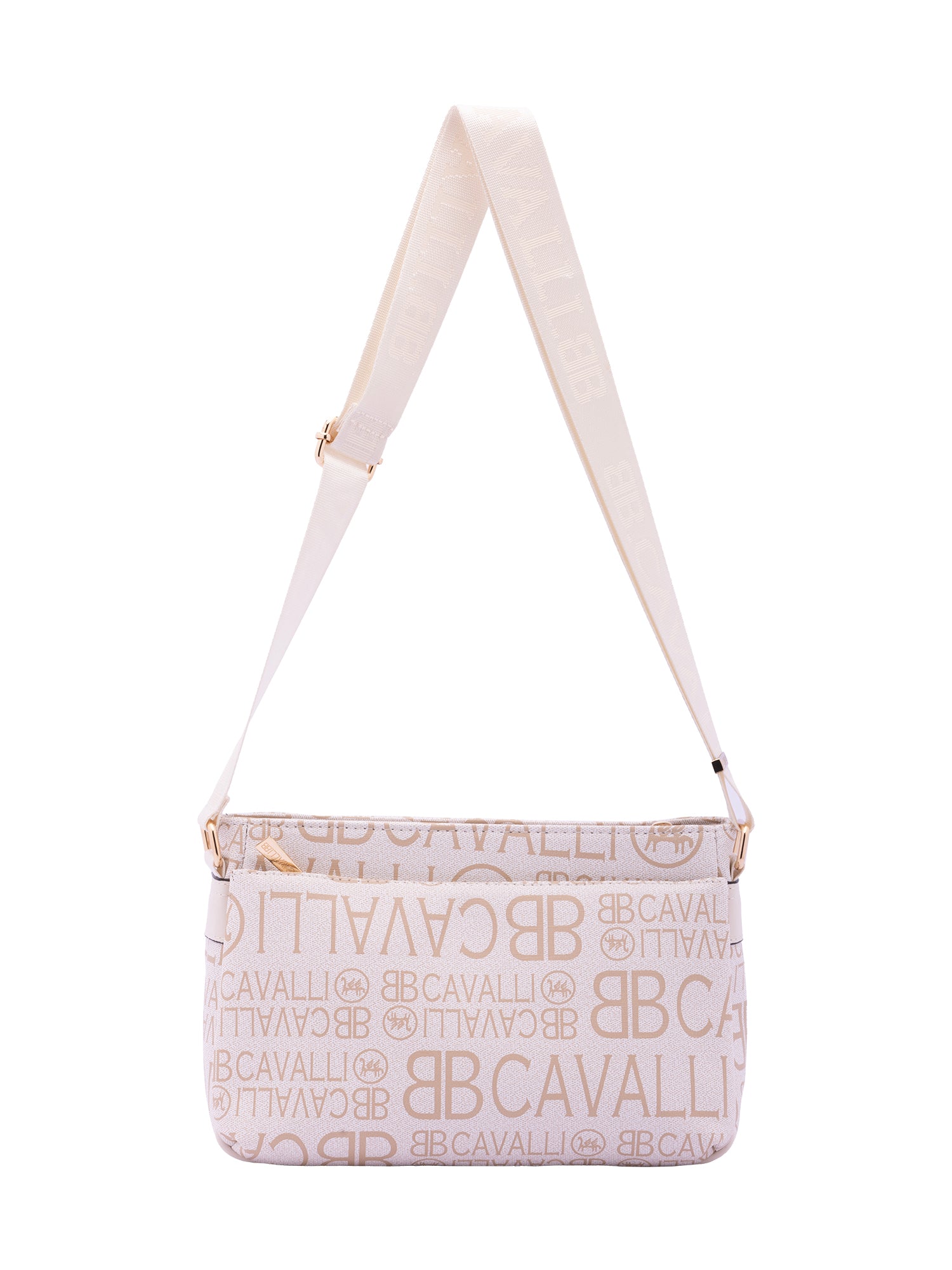Borsa a tracolla da donna Ecopelle BC1438-OFF WHITE B Cavalli
