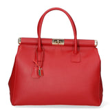 Aleria Borsa a mano da donna Vera pelle 8005-D58 ROSSO FUOCO Gave Lux