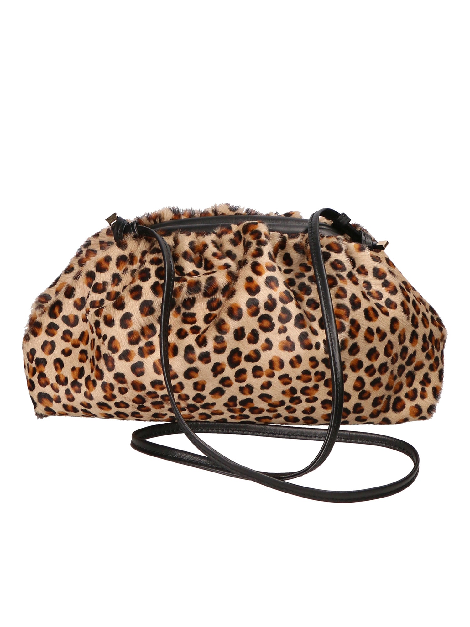 Astrid Borsa a spalla da donna Vera pelle 05476-NERO LEO PICCOLO 004 Gave Lux