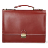 Ivo 7003-ROSSO Borsa da lavoro unisex in vera pelle Gave Lux