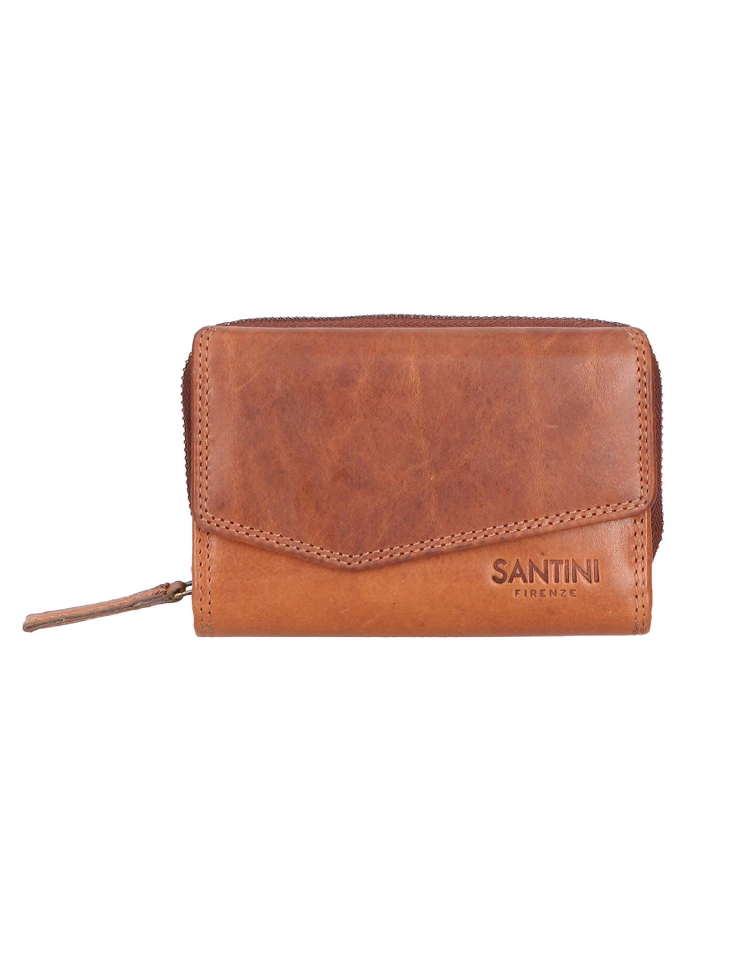 Portafoglio unisex in vera pelle Made in Italy SN2827847-TAN Santini Firenze