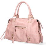 Elara Borsa a spalla da donna Vera pelle 06090-ROSA Gave Lux