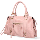 Elara Borsa a spalla da donna Vera pelle 06090-ROSA Gave Lux