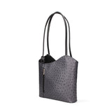 Chanel 3005-19 GRIGIO 20 NERO Zaino da donna in vera pelle Gave Lux