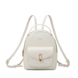 Zaino da donna in pelle vegana Casual 712-3PT-WHITE Diana&co