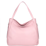 Borsa a spalla da donna Misto pelle e tessuto 07155-D56 PINK Roberta Rossi