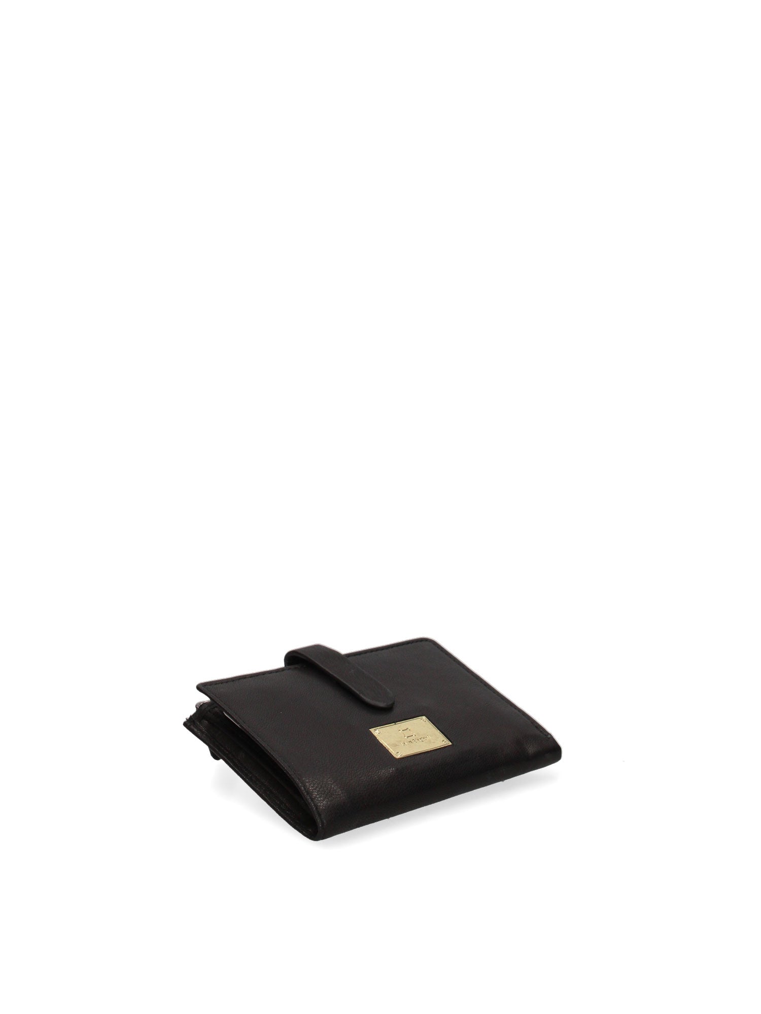Portafoglio da donna in vera pelle Casual LB7702-20-BLACK Laura Biagiotti