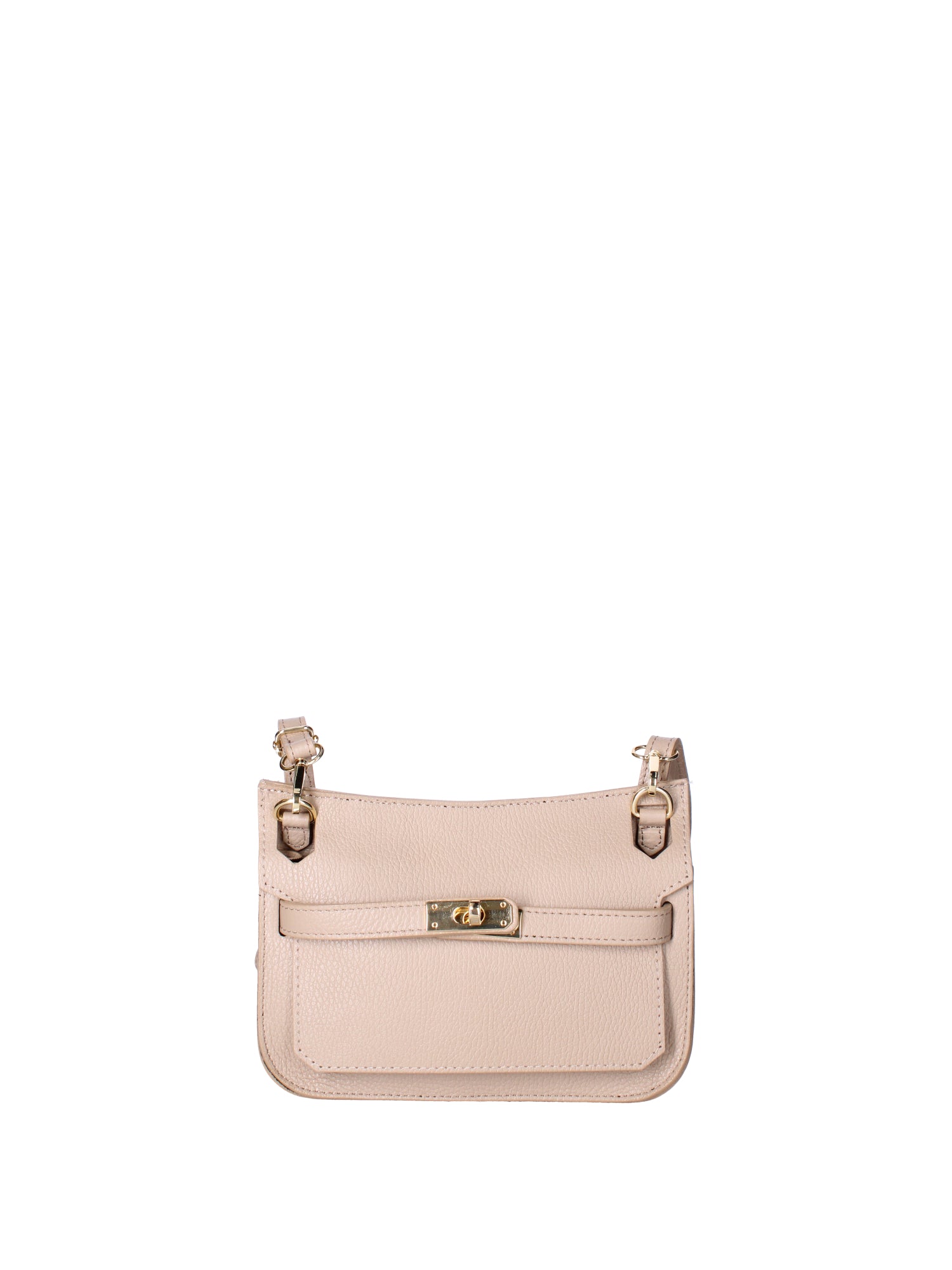 Katie Borsa a tracolla da donna 100% vera pelle 07145-D05 CAPPUCCINO Viola Castellani