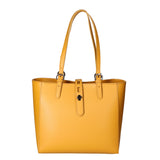 Anna Borsa a spalla da donna 100% pelle 05415-PL36 SENAPE Gave Lux