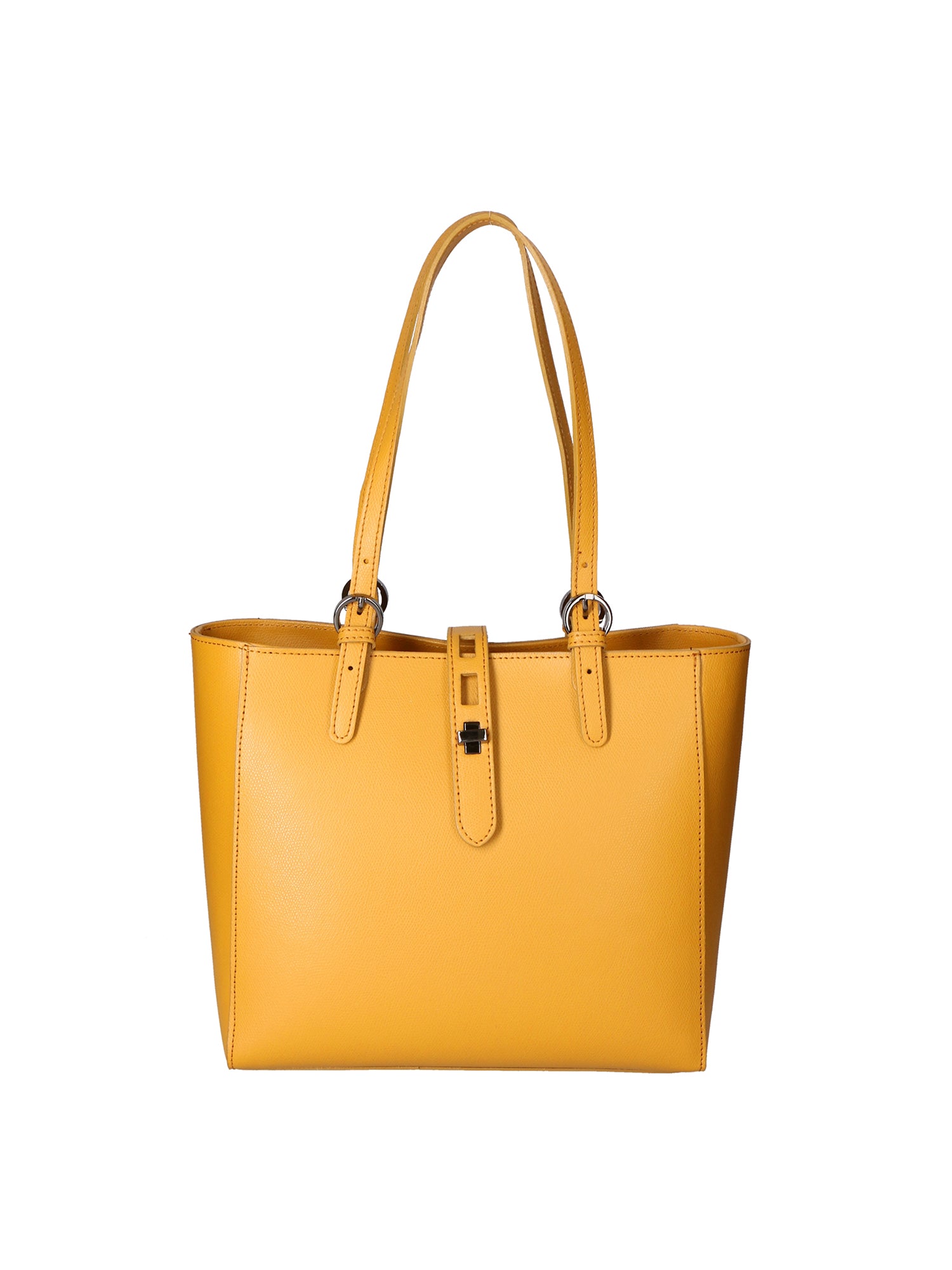 Anna Borsa a spalla da donna 100% pelle 05415-PL36 SENAPE Gave Lux