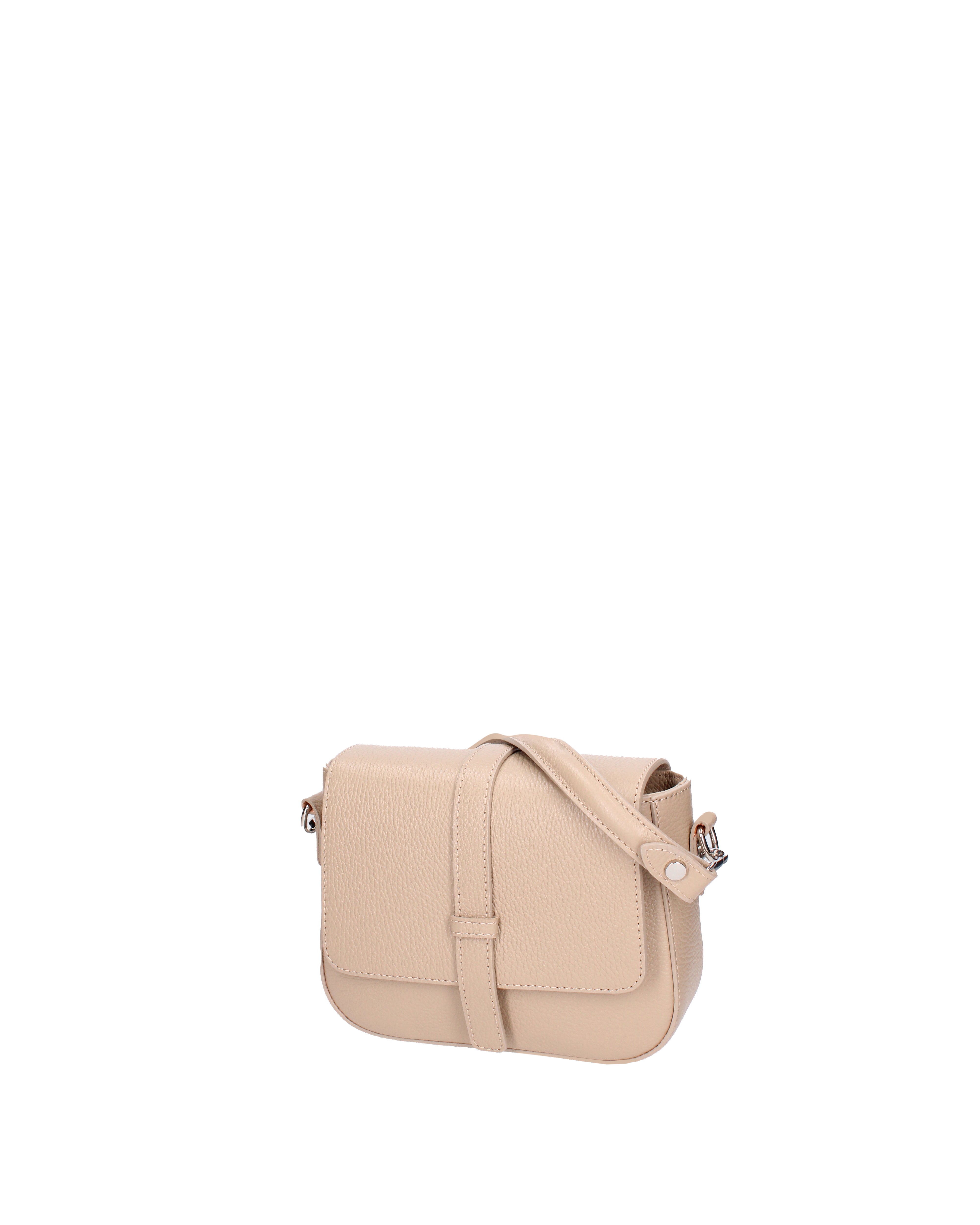 Borsa a tracolla da donna Vera pelle 07203-D05 CAPPUCCINO Roberta Rossi