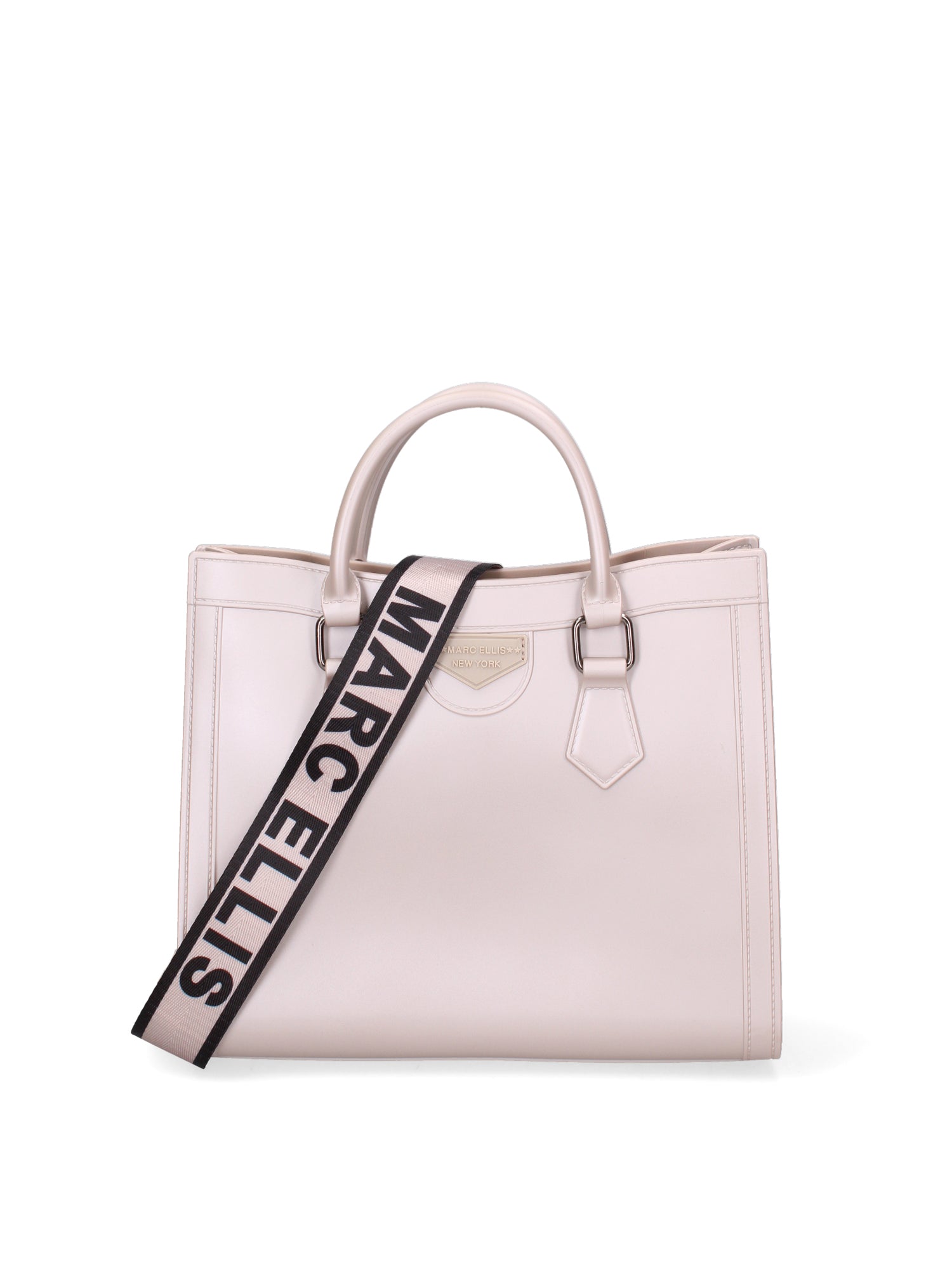 Borsa a mano da donna 100% Pvc FLAT-WOOD-M 24-STONE - SATIN CDF Marc Ellis