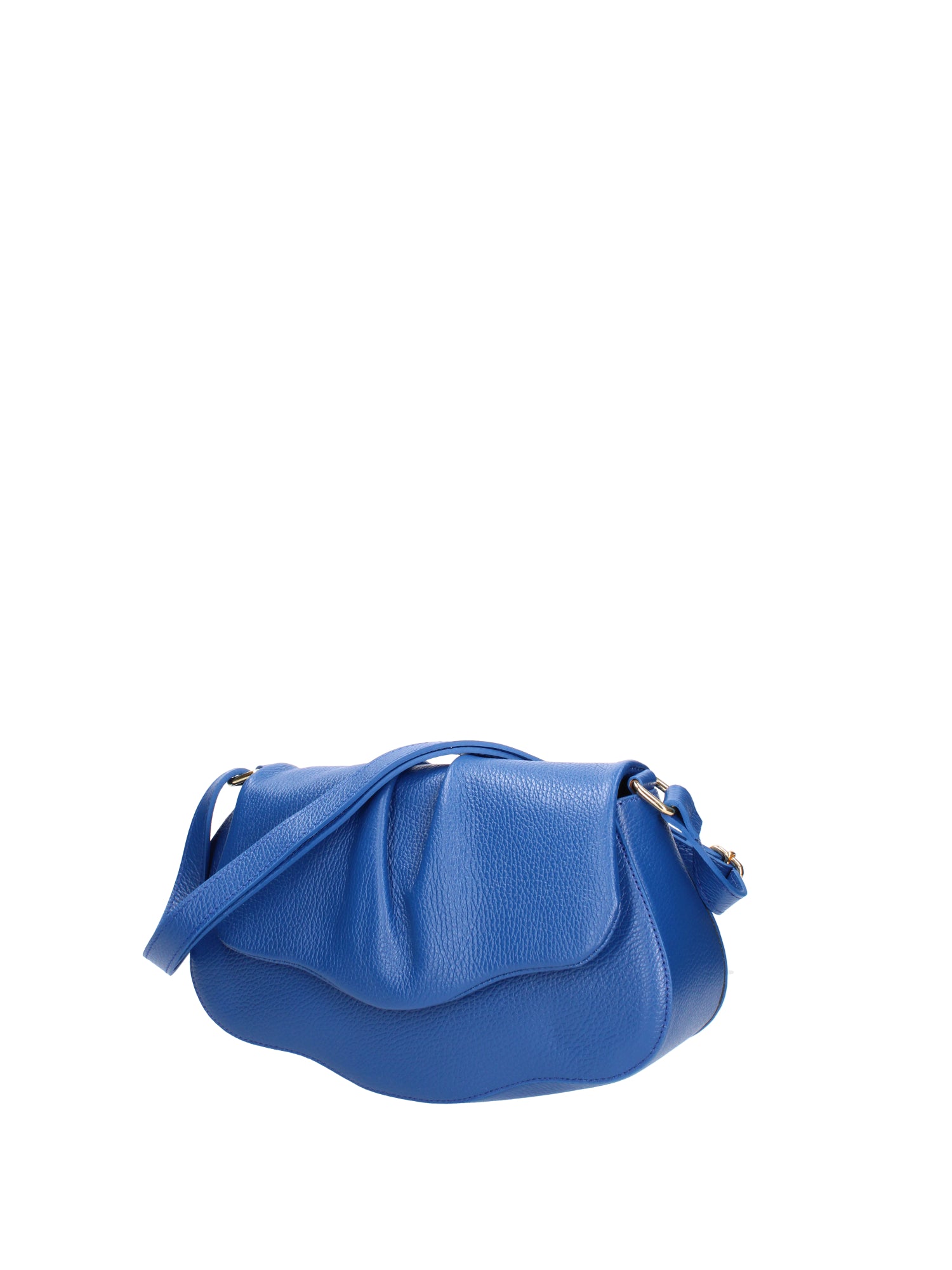Borsa a spalla da donna Vera pelle 07152-D22 BLUETTE Viola Castellani