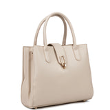 Borsa a mano da donna 100% pelle vegana PU 712-2PT-BEIGE Diana&co