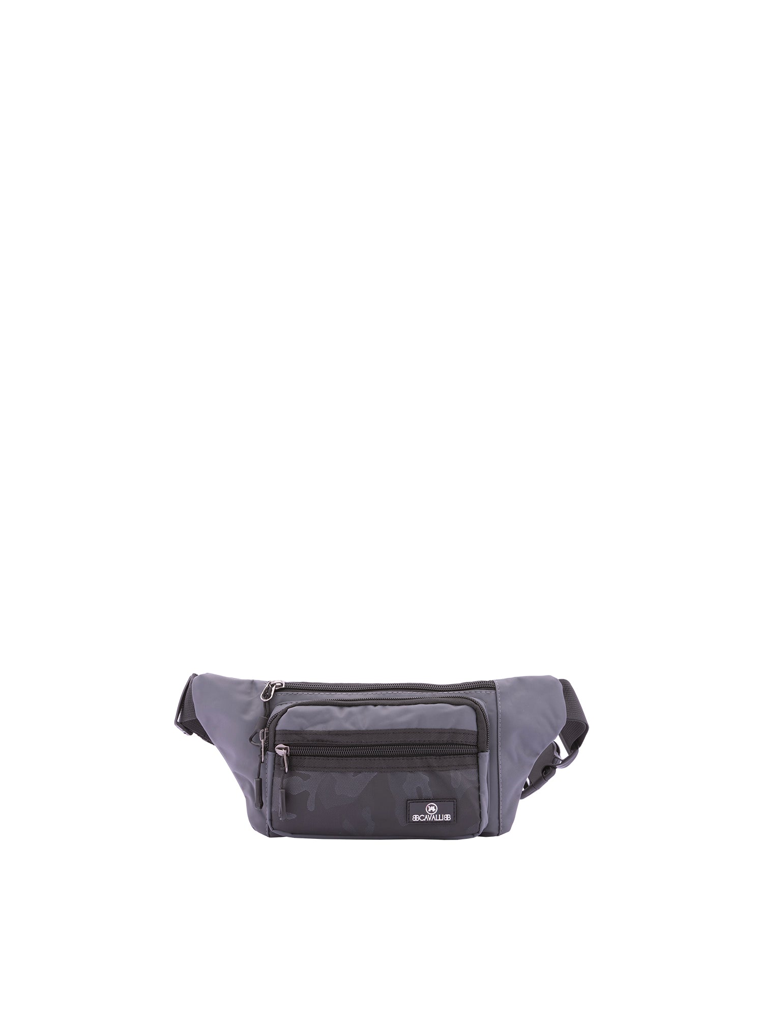 Marsupio da uomo in poliestere Casual BC1242-GRIGIO B Cavalli