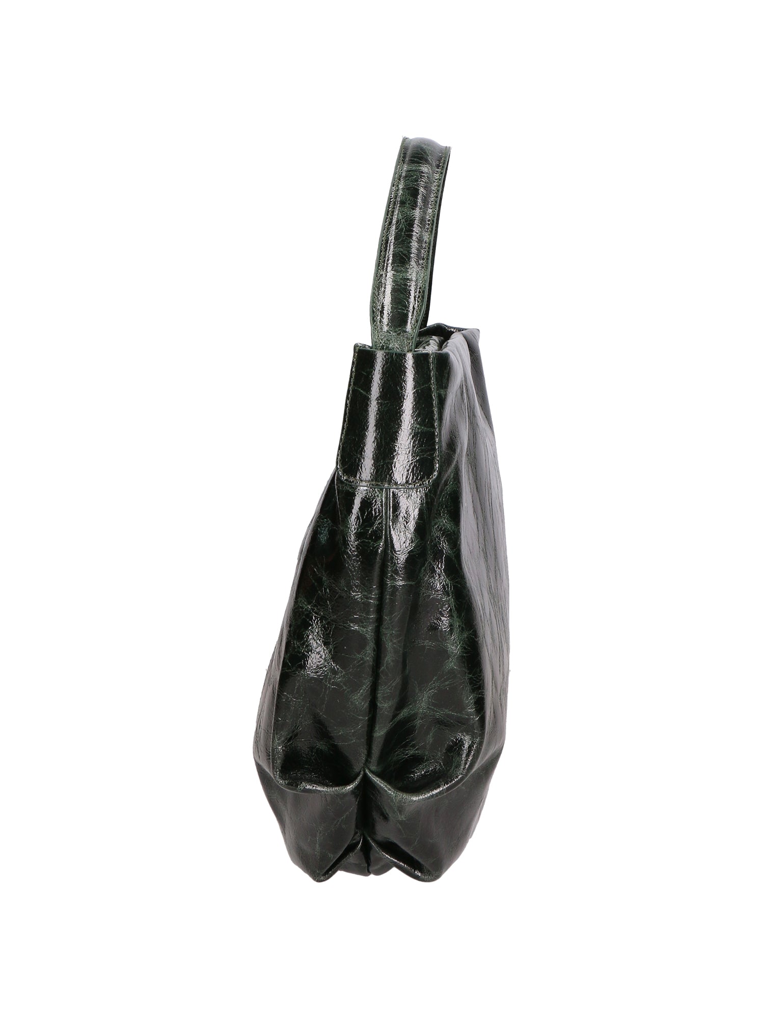 Vanda Borsa a spalla da donna Vera pelle 06507-017 VERDE BOTTIGLIA Gave Lux