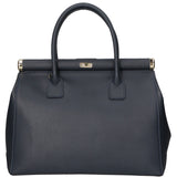 Aleria Borsa a mano da donna Vera pelle 8005-D24 BLU JEANS Gave Lux