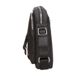 Borsa a tracolla uomo 100% PU Leather PCL3018-BLACK Northampton Polo Club