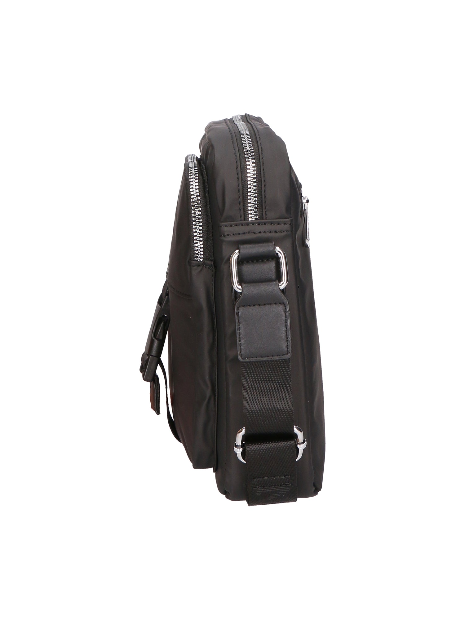 Borsa a tracolla uomo 100% PU Leather PCL3018-BLACK Northampton Polo Club