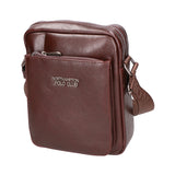Borsa a tracolla uomo 100% pelle PU PCL3076-COFFEE Northampton Polo Club