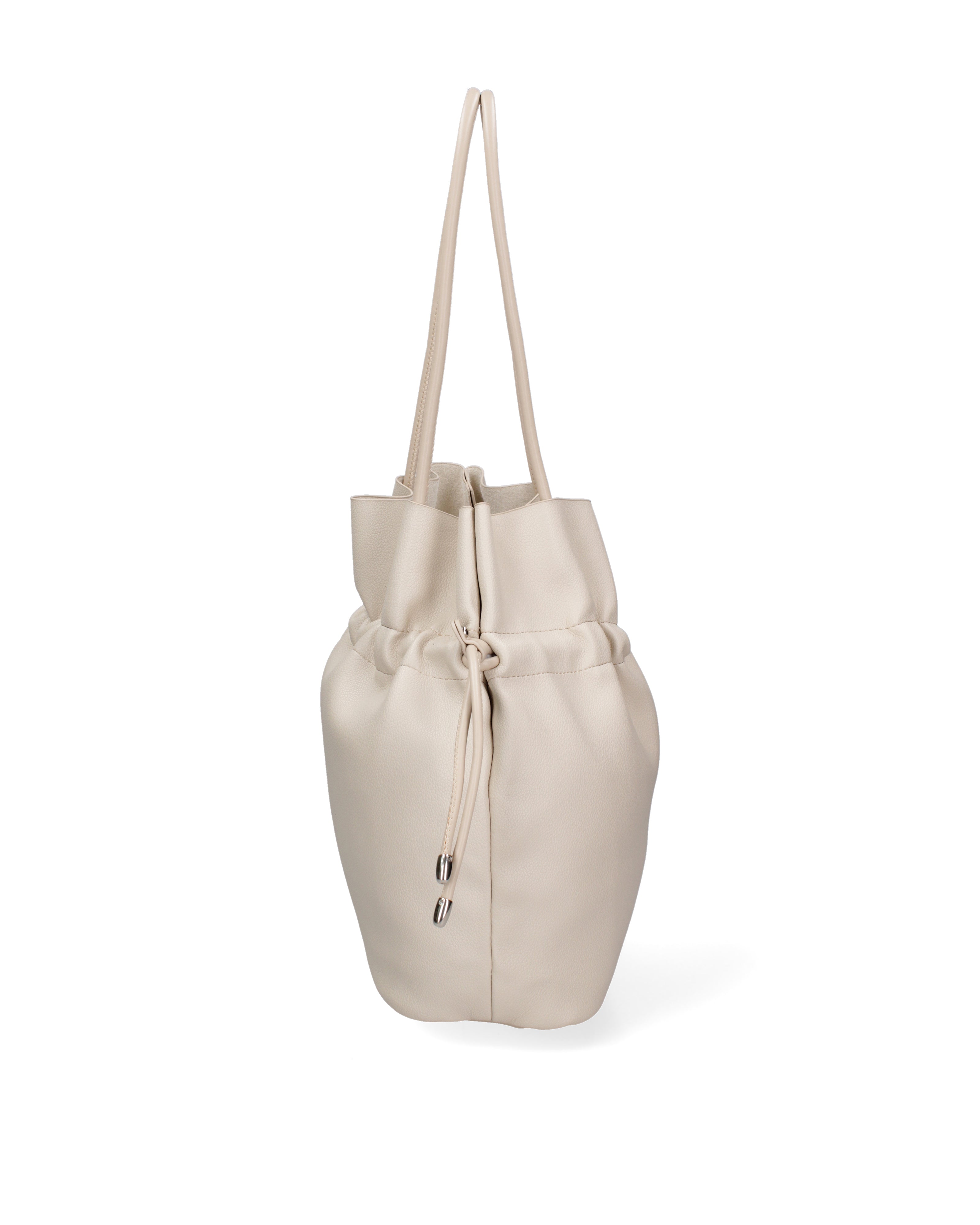 Borsa a spalla da donna 100% PVC F6717-2-BEIGE David Jones