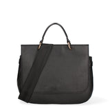 Novara Plus Borsa a mano da donna Vera pelle 564139-NERO Gave Lux