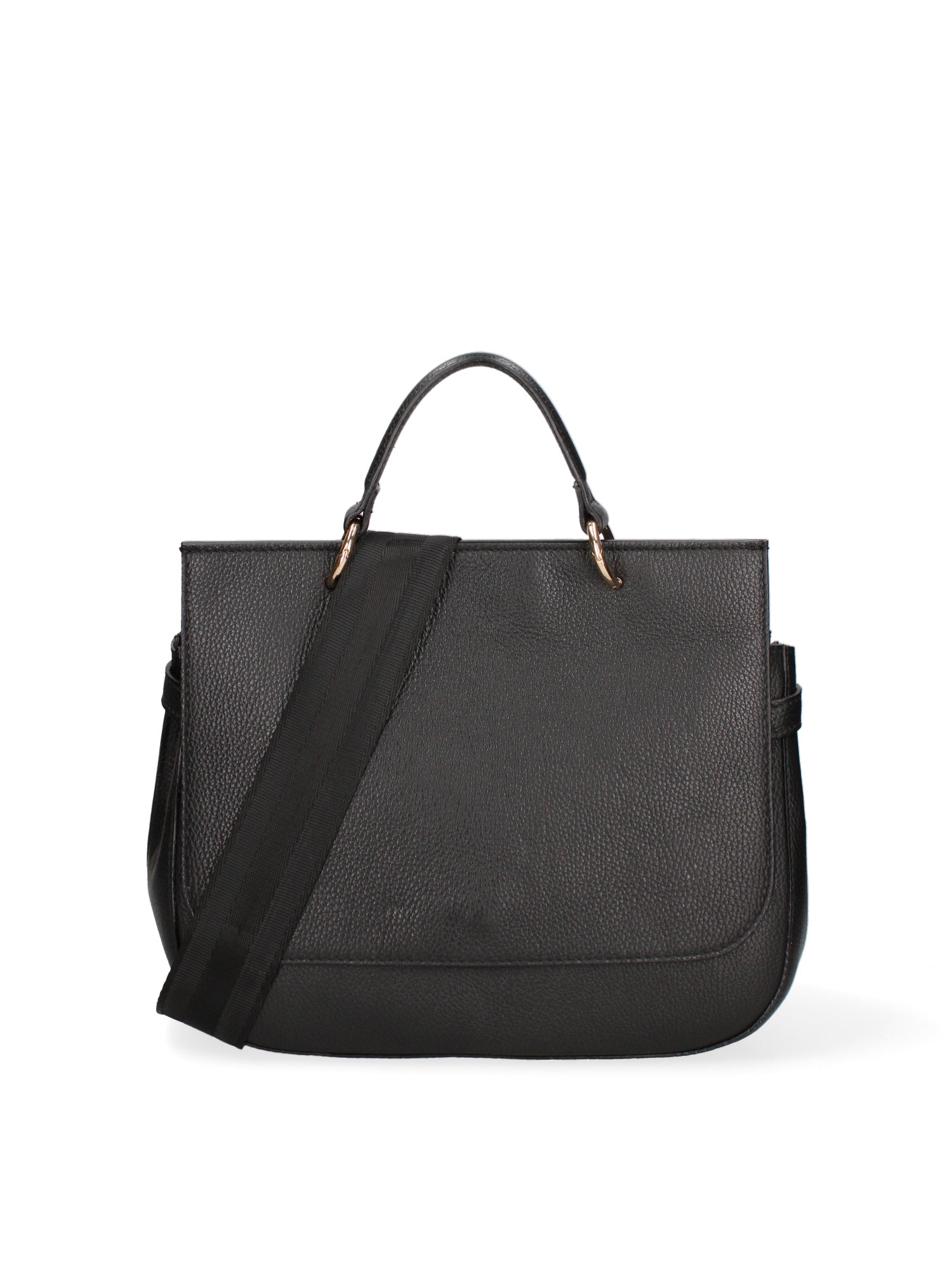 Novara Plus Borsa a mano da donna Vera pelle 564139-NERO Gave Lux