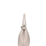 Borsa a mano da donna Vera Pelle 07146-D86 GRIGIO PERLA Viola Castellani