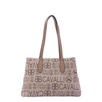 Borsa a spalla da donna Ecopelle BC1369-MARRONE B Cavalli