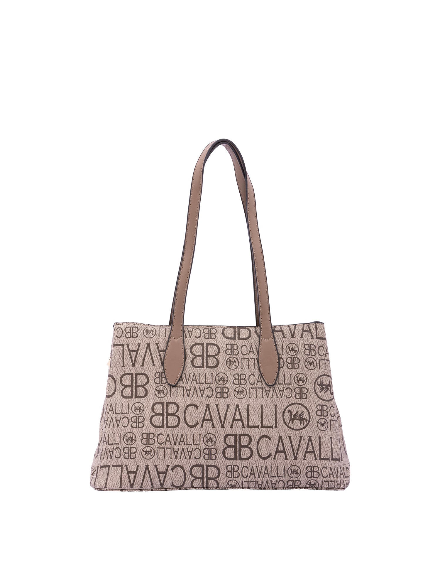 Borsa a spalla da donna Ecopelle BC1369-MARRONE B Cavalli