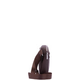 Borsa a tracolla da uomo 100% poliestere BC1096-CAFFE' B Cavalli