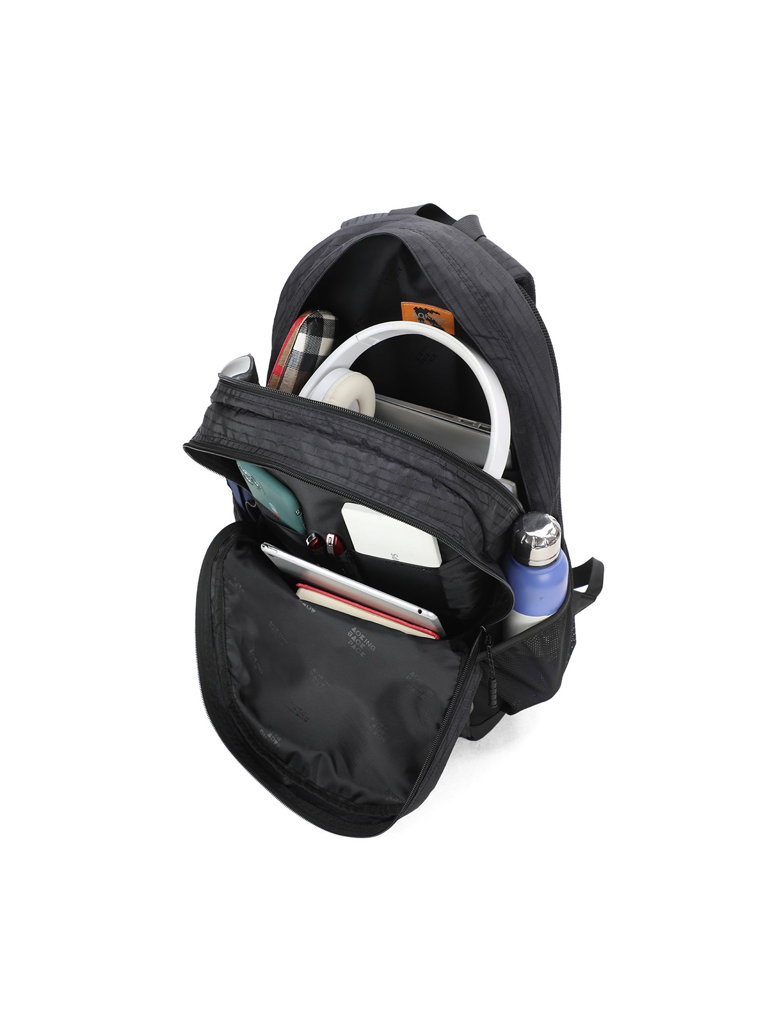 Zaino unisex Lumian Casual XN3378-BLACK Aoking
