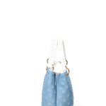 Borsa a mano da donna Vera pelle JR-W-1114JS-LIGHT JEANS-WHITE John Richmond