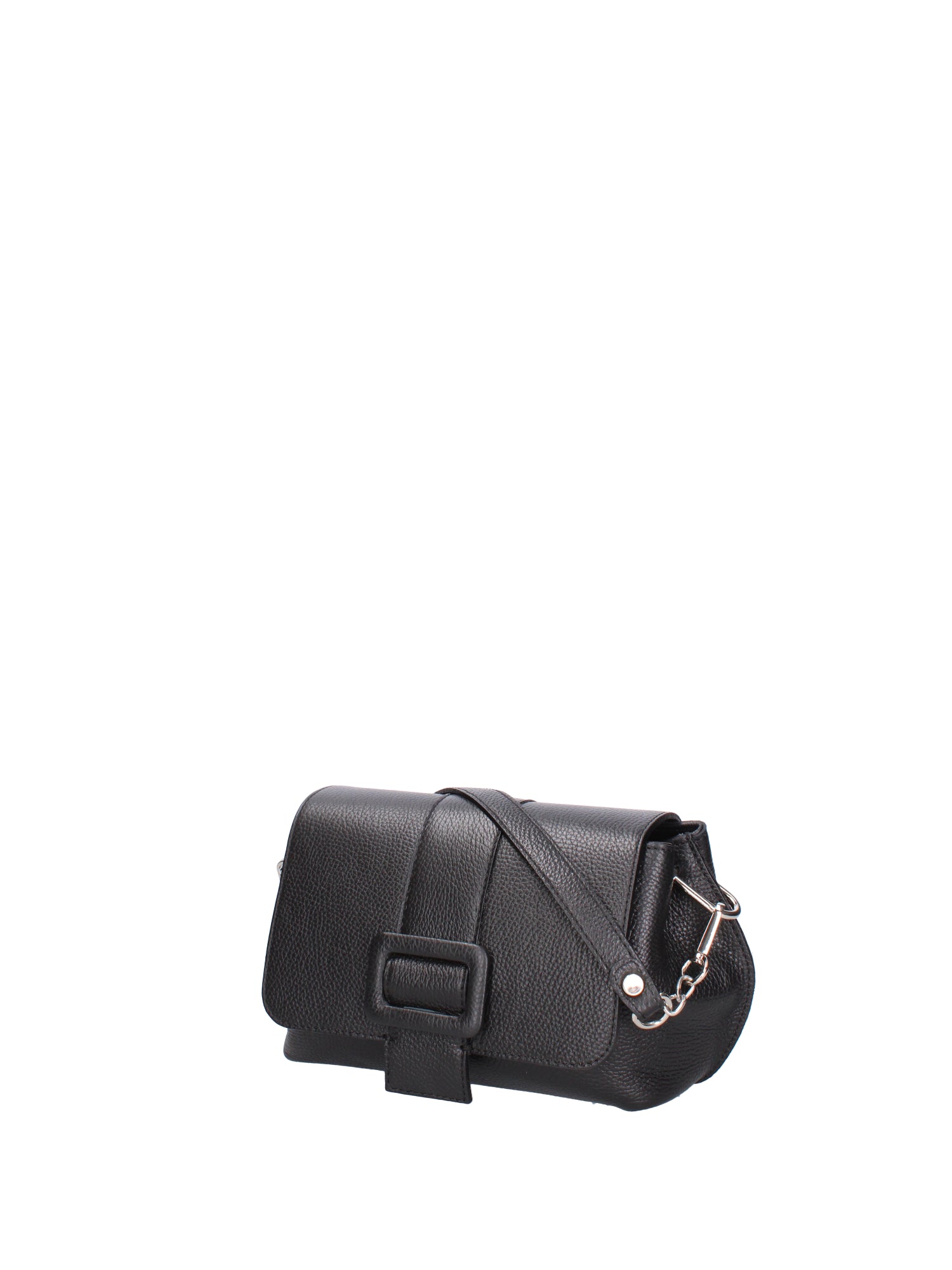 Borsa a tracolla da donna Vera pelle 07143-D28 NERO Roberta Rossi