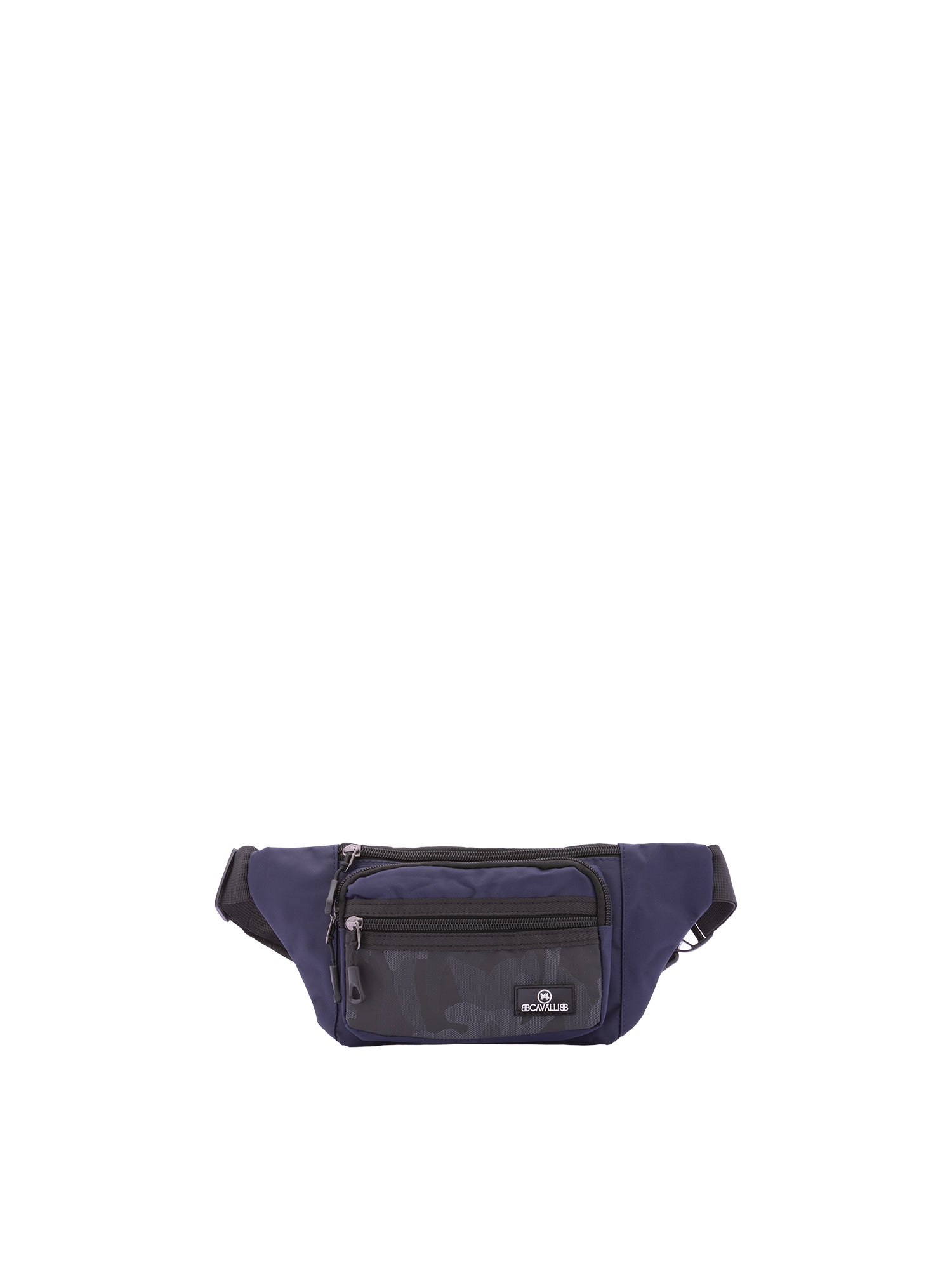 Marsupio da uomo in poliestere Casual BC1242-BLU B Cavalli