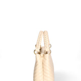 Borsa a mano da donna Vera pelle JR-W-1107SA-BONE-GOLD John Richmond