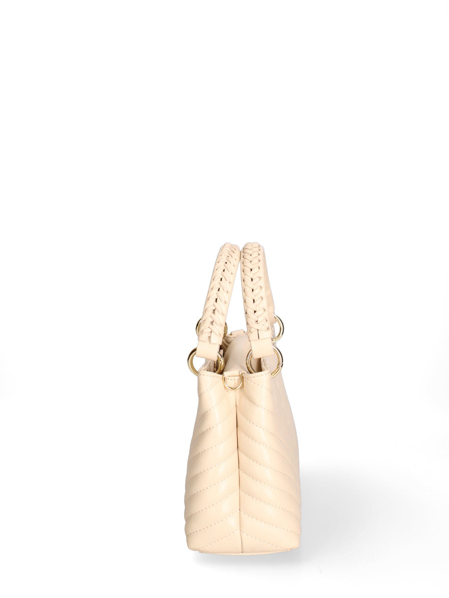 Borsa a mano da donna Vera pelle JR-W-1107SA-BONE-GOLD John Richmond