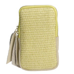 Alessandria Borsa a tracolla da donna Paglia Tabru 05001-S04 GIALLO Gave Lux
