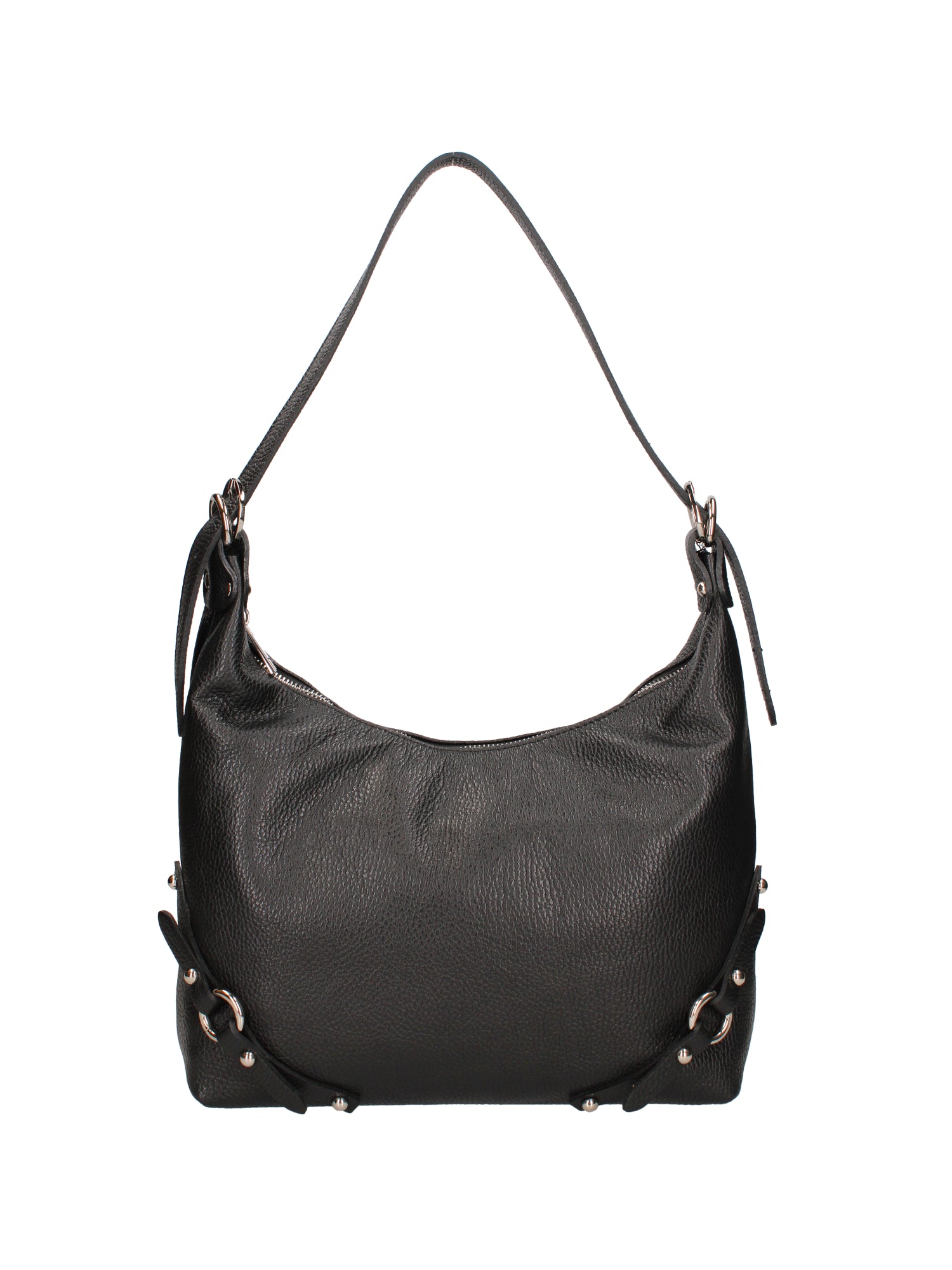 Fiorenza Lux Borsa a spalla da donna Vera pelle 07140-D28 NERO Viola Castellani