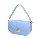 Borsa a spalla da donna Vera pelle 07229-L835 CELESTE Roberta Rossi