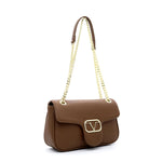 Siviglia Borsa a tracolla da donna Ecopelle VB-206-MARRONE 19V69 Italia