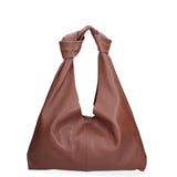 Borsa a spalla da donna 100% vera pelle 07156-D21 MARRONE Viola Castellani