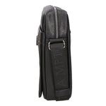 Borsa a tracolla uomo 100% pelle PU PCL3003-BLACK Northampton Polo Club