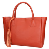 Rosalie Borsa a spalla da donna 100% pelle 06503-D61 MATTONE(HP) Gave Lux